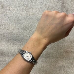 Timex Stainless Steel, Silver Women’s Dainty Watch